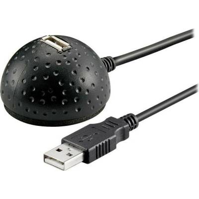 Goobay 03520130 USB 2.0 prodlužovací s podstavcem na stůl černý