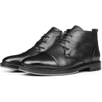 Ducavelli Мъжки боти от естествена кожа - Черни #316890 (316890_Черно)