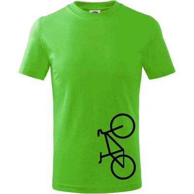 Bicykel na výšku tričko detské Apple Green