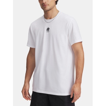 Under Armour Мъжки тениски Curry Hvyweight Logo Tee Under Armour | Byal | МЪЖЕ | S