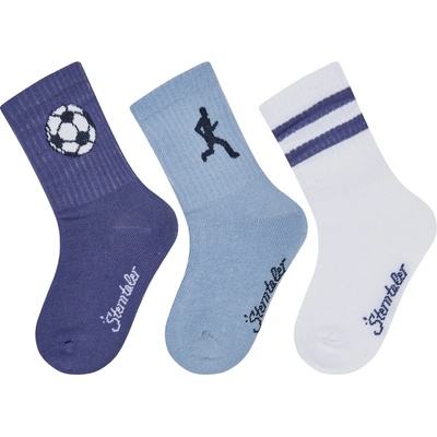 Sterntaler Детски спортни чорапи Sterntaler Kids' Socks 3-Pack Sports socks - Tintenblau / Sport - размер 17-18 (EU) (207-0864-0311)