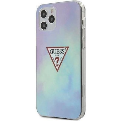 GUESS Калъф за телефон Guess Tie & Die Collection за iPhone 12 Pro Max, син (3700740480601)