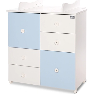 Lorelli Classic ШКАФ new ЦВЯТ БЯЛО/baby blue (10170110039a)
