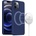 Choetech Magsafe Силиконов Калъф за iPhone 12/Pro, Choetech Magnetic Case, Тъмно Син (PC0095-MB)