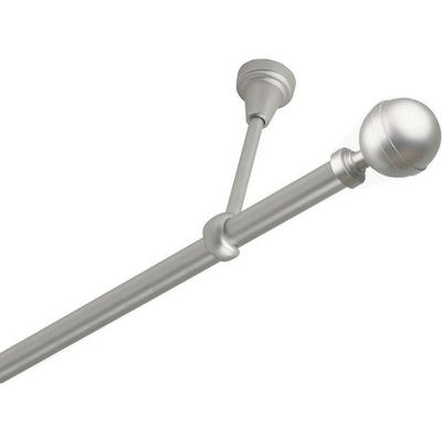 OK-GarnýžeCZ Garnýž kovová jednořadá 19mm Kalisto satina 290 cm do stropu / na tunýlek - bez kroužků