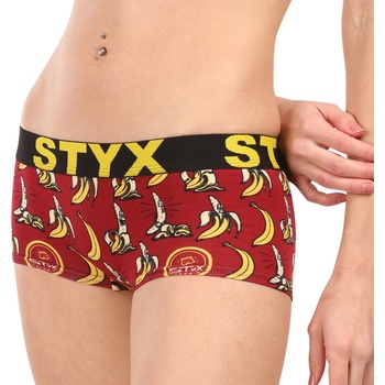 Styx Дамски бикини Styx art с крачол банани Styx | Cherven Mnogotsveten | ЖЕНИ | XL