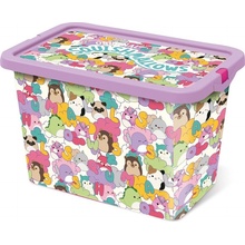 Stor úložný box s vekom Squishmallows 7 l