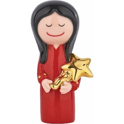 Alessi AGJ01 18 Vánoční figurka Happy Eternity Baby, dítě s hvězdou