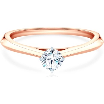 SAVICKI Годежен пръстен The Light: двуцветно злато, диамант