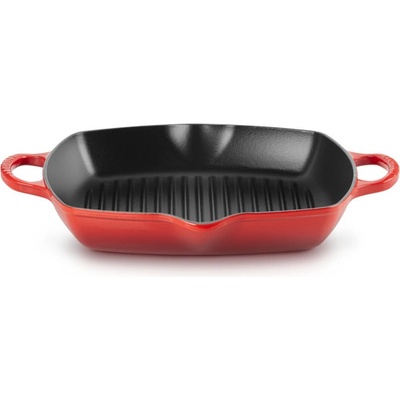 Le creuset Signature panvica na grilovanie Červená 30 x 30 cm