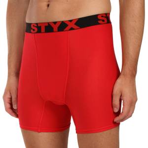 Styx Мъжки боксерки Styx long спортна еластична лента червени Styx | Cherven | МЪЖЕ | XXL