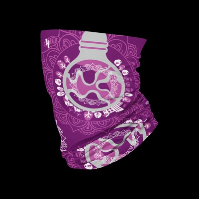 4Fun Eco mandala viola recycling letní multifunkční šátek Recycling