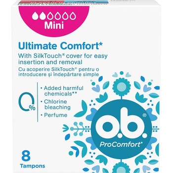 Тампони O. B. 8бр - Mini (1091)