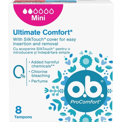 Тампони O. B. 8бр - Mini (1091)