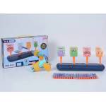 Armtoys ДЕТСКИ ПИСТОЛЕТ С МЕКИ СТРЕЛИ И ЕЛЕКТРОННИ МИШЕНИ