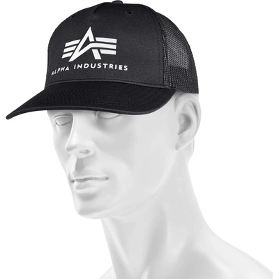 ALPHA INDUSTRIES ALPHA INDUSTRIES BASIC TRUCKER CAP černá