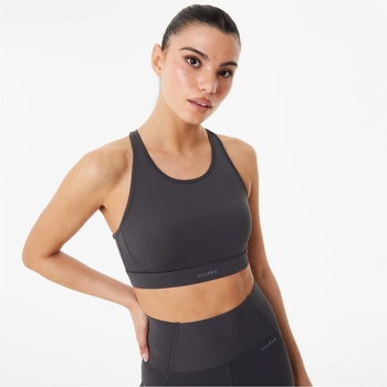 Image 1 of USA Pro Core Racer Back Sports Bra Ladies - Charcoal Marl
