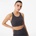 USA Pro Core Racer Back Sports Bra Ladies - Charcoal Marl