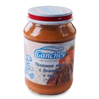 Image 1 of Ганчев пюре Телешко месо с домати и ориз