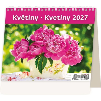stolní MiniMax Květiny/Kvetiny 17,1cm x 13,9cm, SM07-27 2027