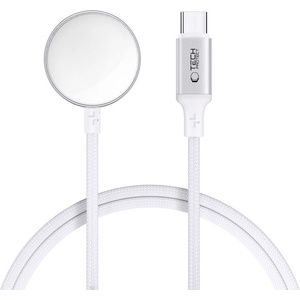 Tech-Protect Безжично зарядно за Apple Watch с USB-C 100см. от Tech-Protect UltraBoost MC02 - Бяло (5906302360086)