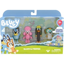 TM Toys Bluey 4 figurky přátelé