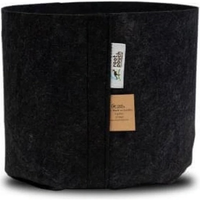 Textilní květináč Root Pouch Black 21x21 cm 12L