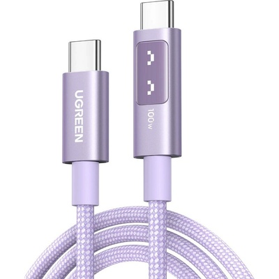 Ugreen 65092 USB-C/USB-C 1m fialový