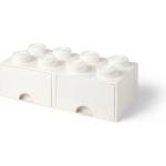 LEGO® Бяла кутия за съхранение с две чекмеджета в цвят слонова кост - lego® (40061735)