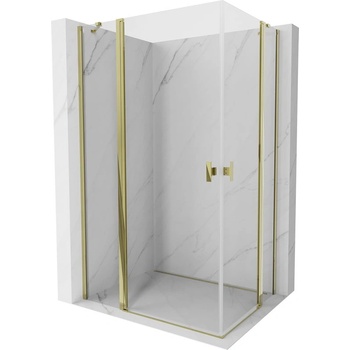 Mexen Mist Duo душ кабина с врати 85 x 70 см, прозрачна, златна - 8A4-085-070-50-00 (8A4-085-070-50-00)