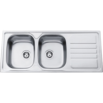 Sinks RDOKM12050026V OKIO 1200 DUO V 0,6mm matný