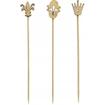 Bambusové tyčinky ROYAL PURE 3 vzory 12cm