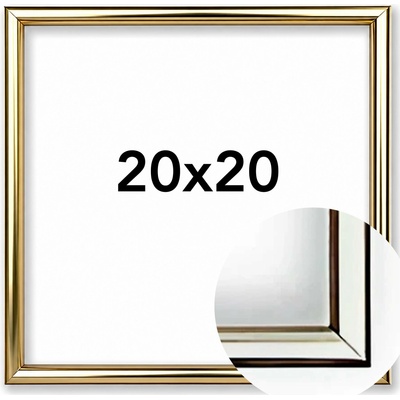 Fotorámeček BF Rozměr: 18 x 24 cm, Barva: Šampaň, Typ zasklení: Plexi