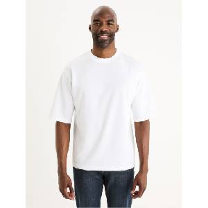 Celio Бяла мъжка тениска Celio Gehem Celio | Byal | МЪЖЕ | S