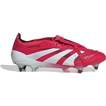 Image 1 of Adidas Футболни бутонки Adidas Predator Elite Fold-Over Tongue Adults Soft Ground Football Boots - Red/White