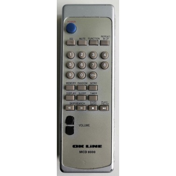 GENERAL O. K. LINE MCD8000 - съвместимо дистанционно управление на марката General (MCD8000)