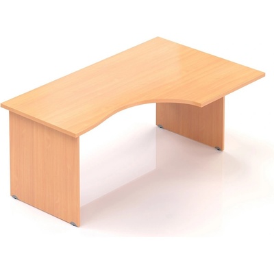 Lenza Ergonomický stůl Visio 160 x 100 cm, pravý, buk