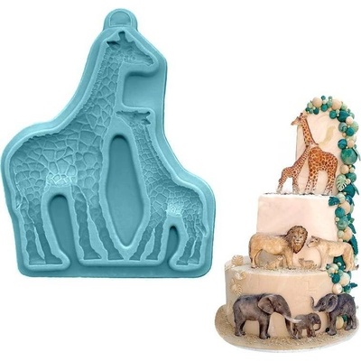 Cakesicq Silikonová formička žirafa 15,5x12cm