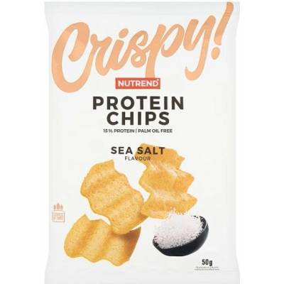 Nutrend Crispy! Protein Chips příchuť mořská sůl 50 g