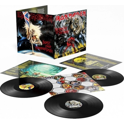 IRON MAIDEN - THE NUMBER OF THE BEAST/THE BEAST OVER HAMMERSMITH LP