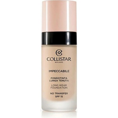 Collistar Impeccabile Long Wear Foundation dlhotrvajúca podkladová báza na tvár SPF15 1R 30 ml