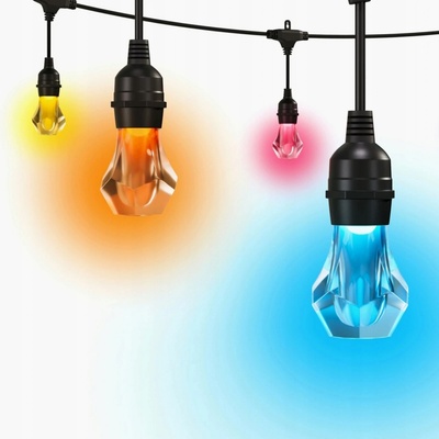 Nanoleaf Nanoleaf NF084K02-20SLO LED RGBWIC Stm. řetěz GIRLANDA 20xLED 15m Wi-Fi IP65 NL0061