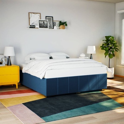 vidaXL 11461.3284866 Rám postele bez matrace modrý textil