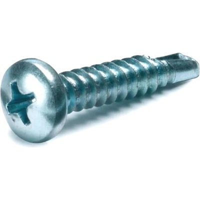 Šroub samořezný TEX s půlkulatou hlavou Phillips pr. 4,2x19mm DIN 7504N, ocel, zinek bílý, (100ks) – Hledejceny.cz
