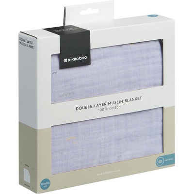 Kikka Boo Oдеяло от муселин двупластово 100х100 см Seally Me (31103010098)