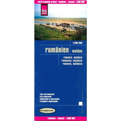 mapa Romania Moldova 1:600 t.
