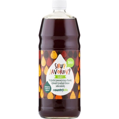 Country Life Sirup javorový Grade C Bio 1000 ml