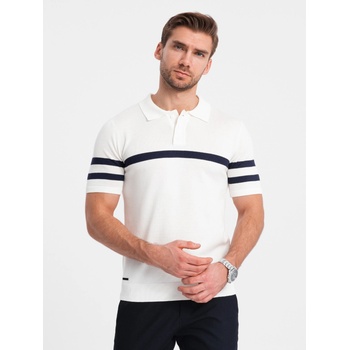 Ombre Clothing Бяла мъжка поло блуза Ombre Clothing Ombre Clothing | Byal | МЪЖЕ | L