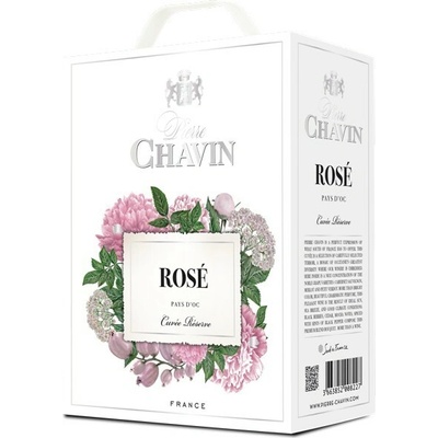 Víno Chavin Rosé Cuvée réserve 13 % BIB 3 l (karton)
