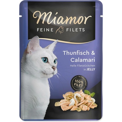Miamor Feine filets tuňák a kalamáry jelly 6 x 100 g
